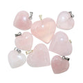 Heart Pendant - Rose Quartz