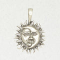 Pewter Pendant Necklace - Sun & Moon