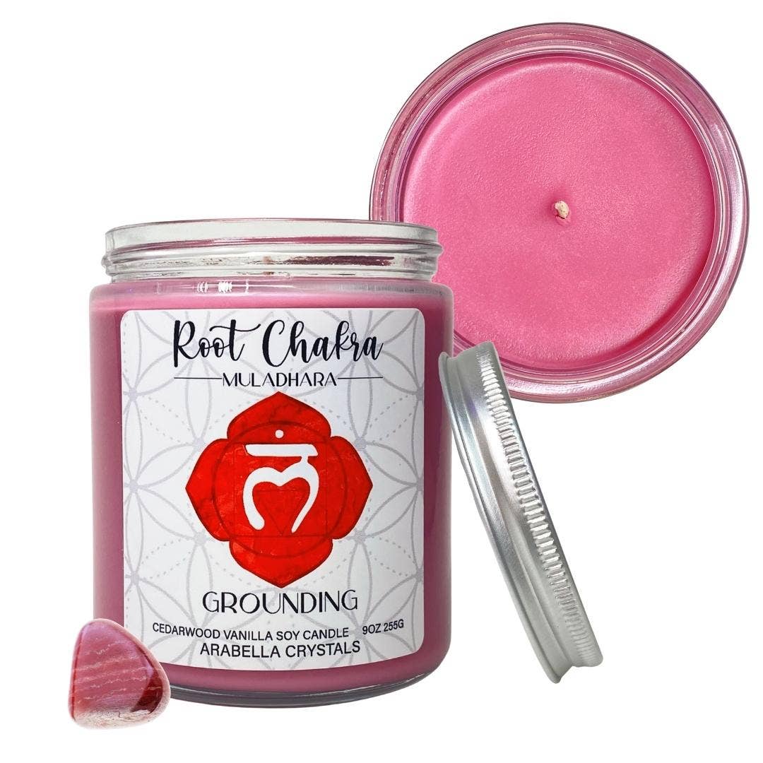 Root Chakra Candle Red Grounding