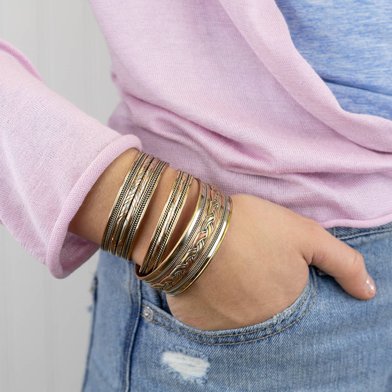 Copper Healing Twist Bracelet