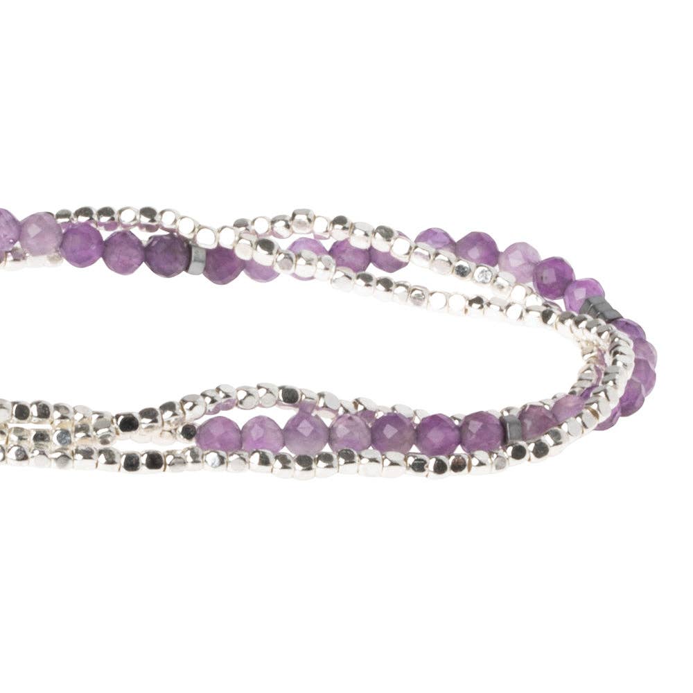 Delicate Stone: Amethyst - Stone of Protection (Bracelet or Necklace)