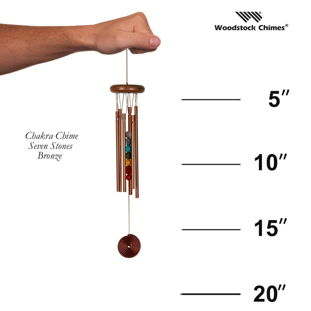 Windchimes: Chakra Chime™ - Seven Stones, Bronze