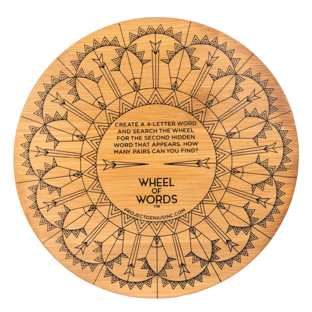 EC318-Wheel of Words - Bamboo Spelling Game