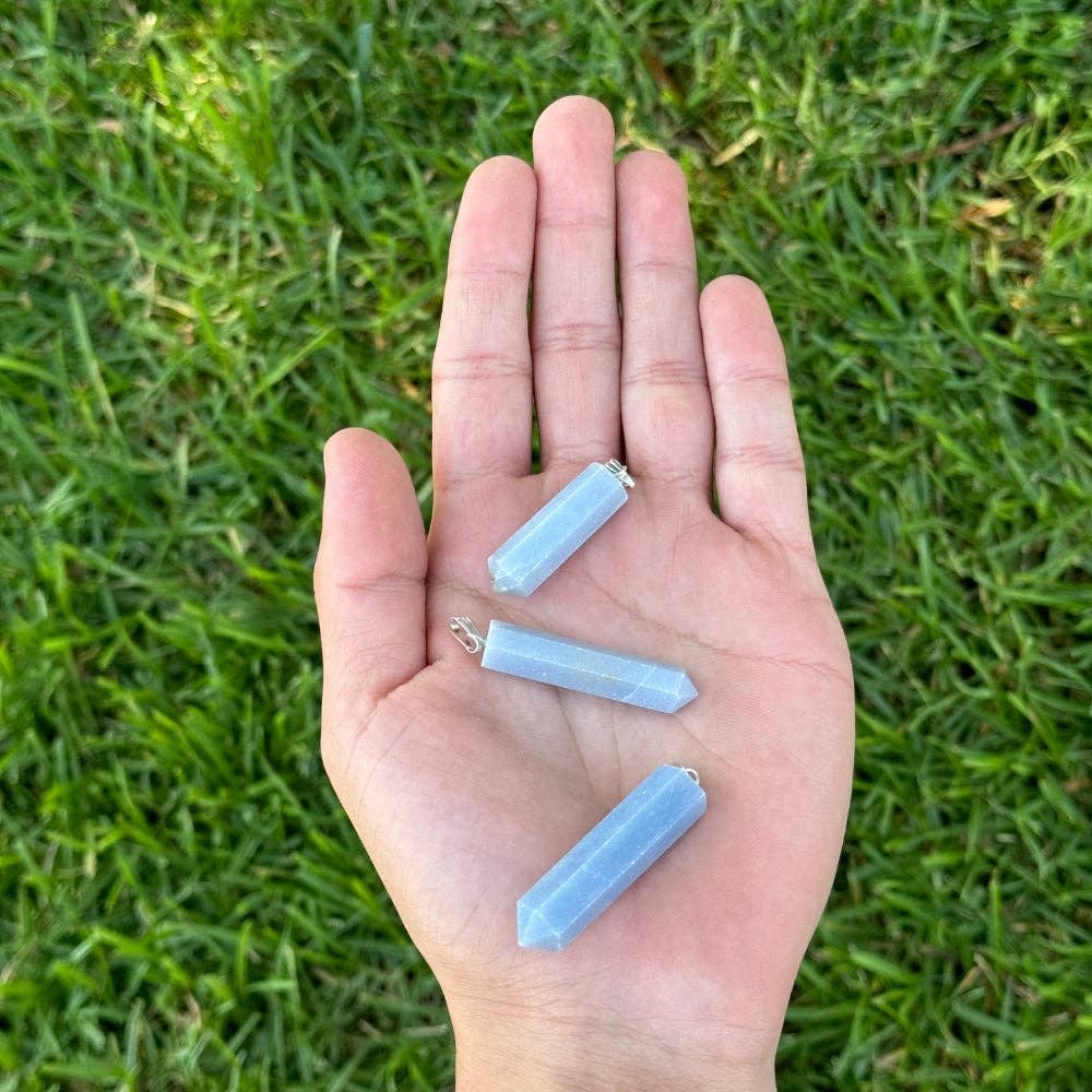 Point Pendant - Angelite