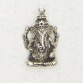 Hindu Pewter Pendant Necklace - Ganesh
