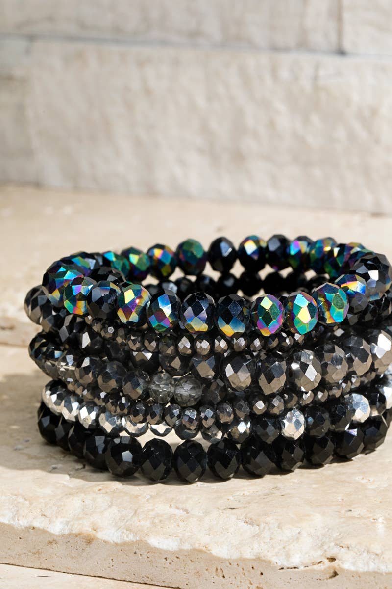 Mix N Match: Single Glass Bead Bracelet