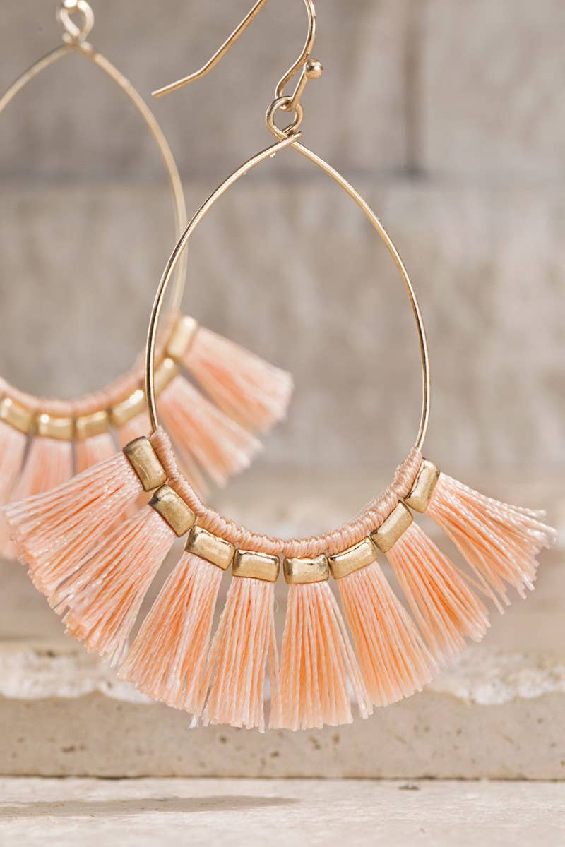 Boho Tassel Lightweight Teardrop Earrings