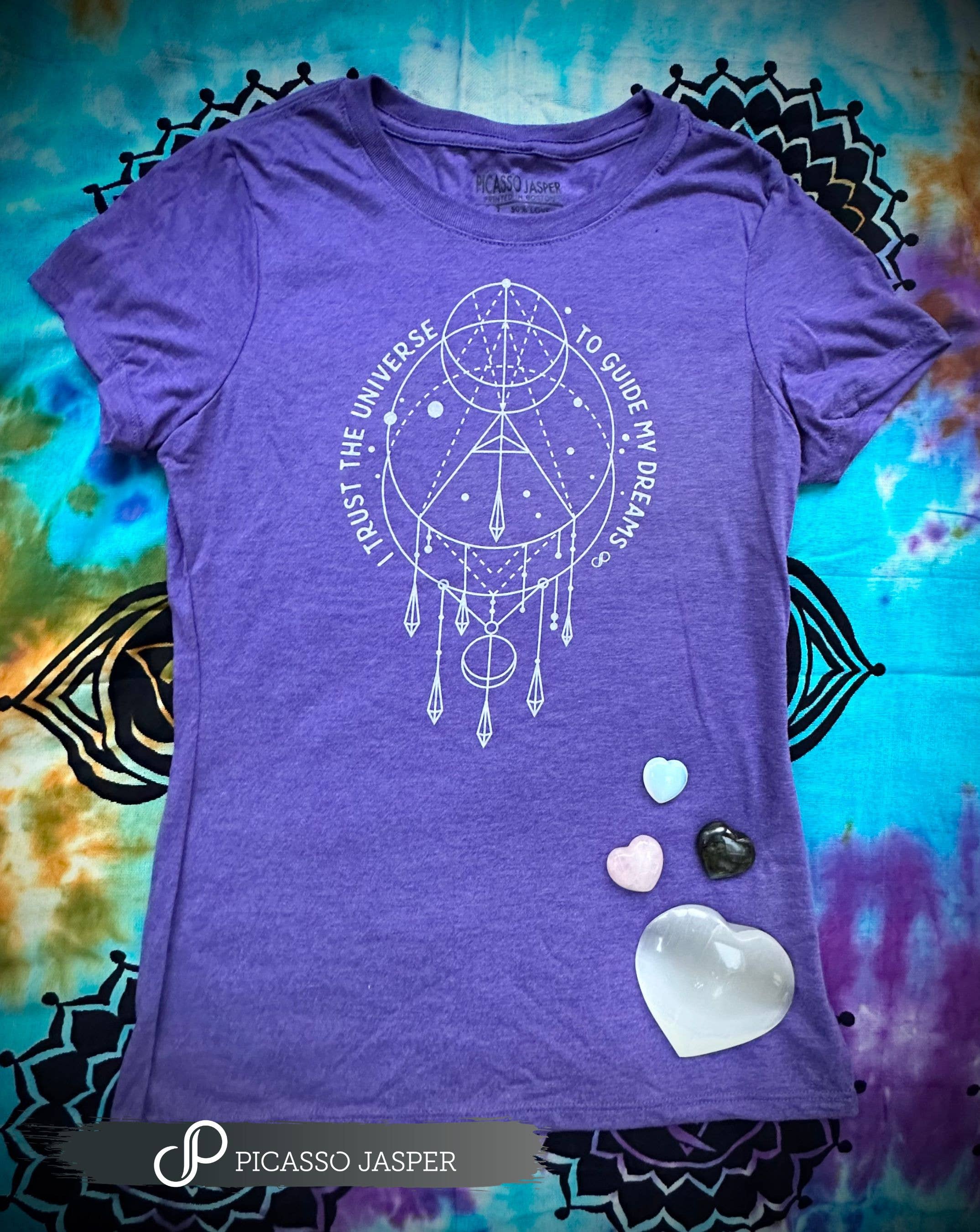 Purple Tee: I Trust the Universe to Guide My Dream Shirt