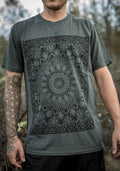 Abstraction Hemp Sacred Geometry Tattoo Dot Work Tee USA
