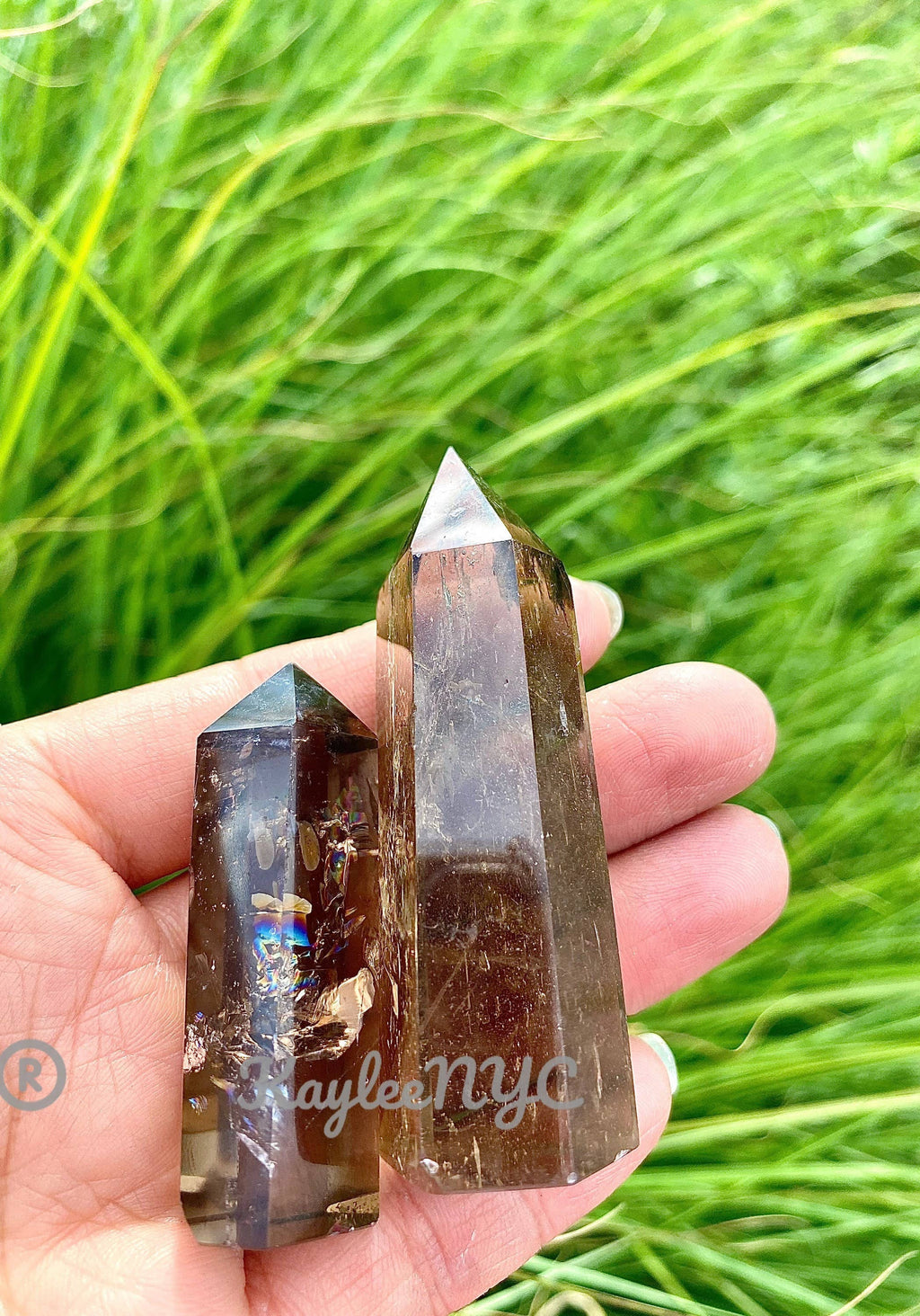 Smoky Quartz Obelisk Point Crystal