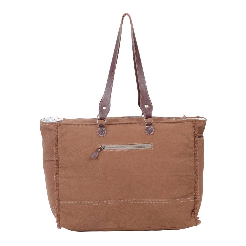 Juniper Canvas & Hairon Weekender Bag