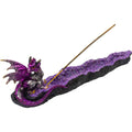 Purple Dragon Geode Incense Burner