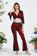 Tie-Dye Flare Pants (TH-1756)