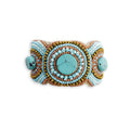 Picotee Beaded Cuff Bracelet