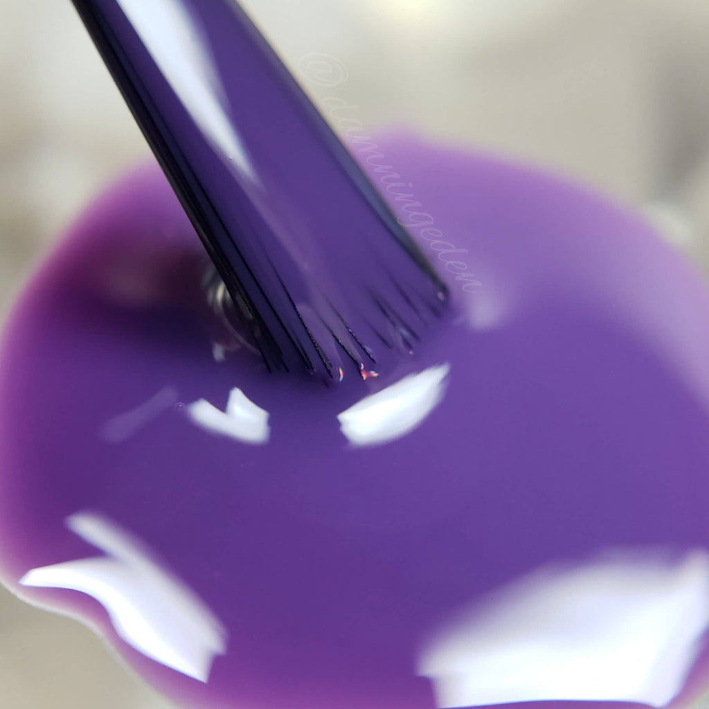 Iodine (I) Matte Purple Nail Polish