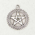 Wicca Pewter Pendant Necklace - Pentacle