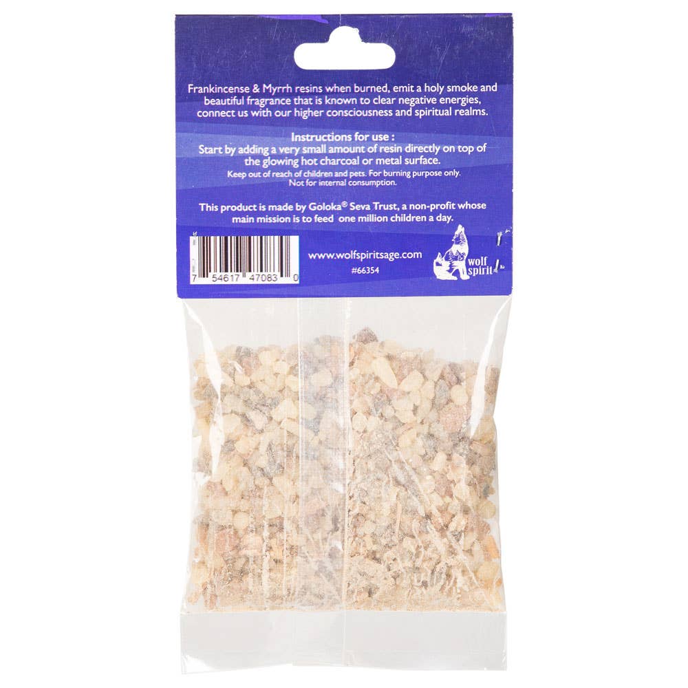 Frankincense & Myrrh Resin Incense