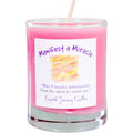 Soy Herbal Filled Votive: Manifest A Miracle