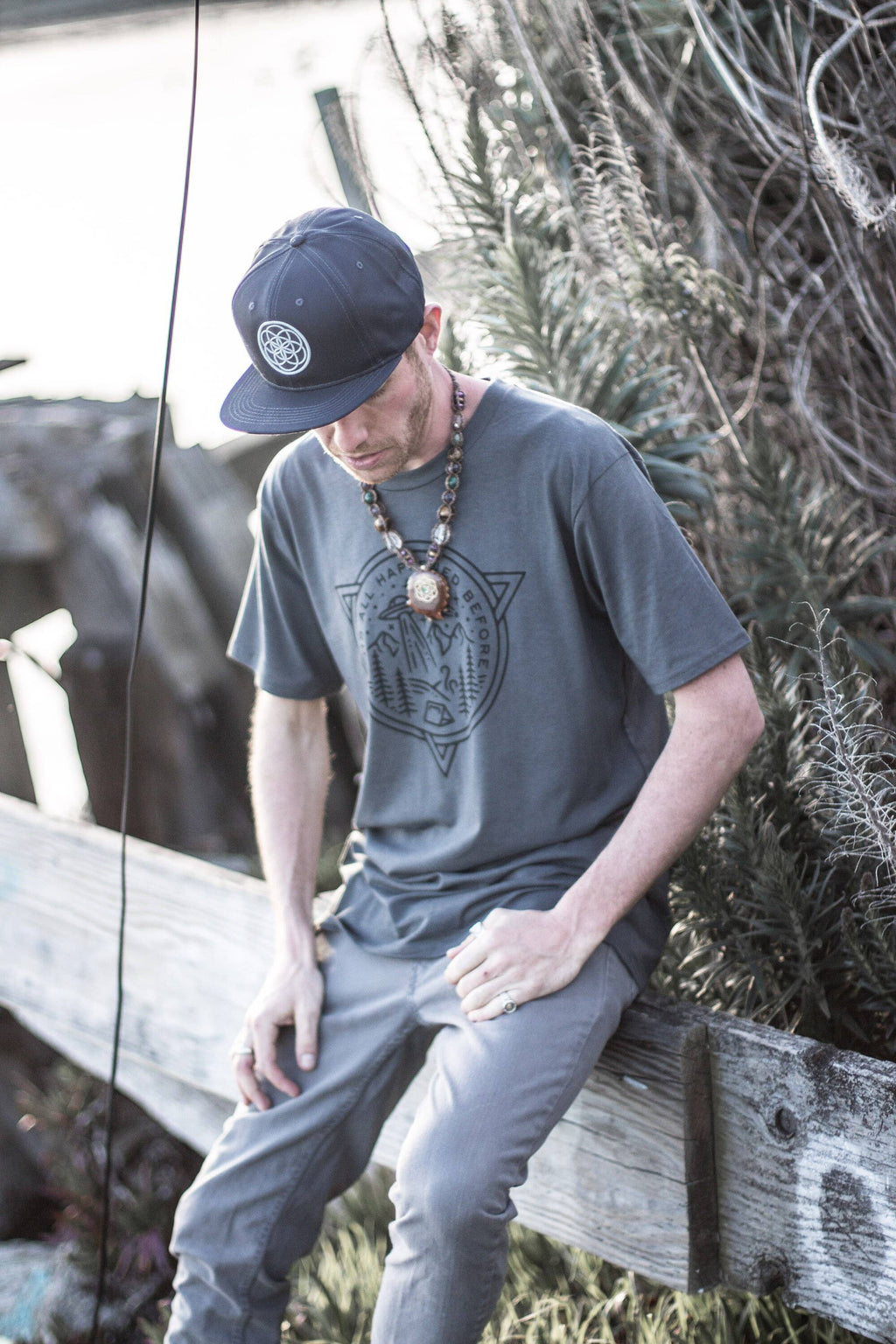 Lost Worlds Organic USA-Made Camping & Spiritual T-Shirt