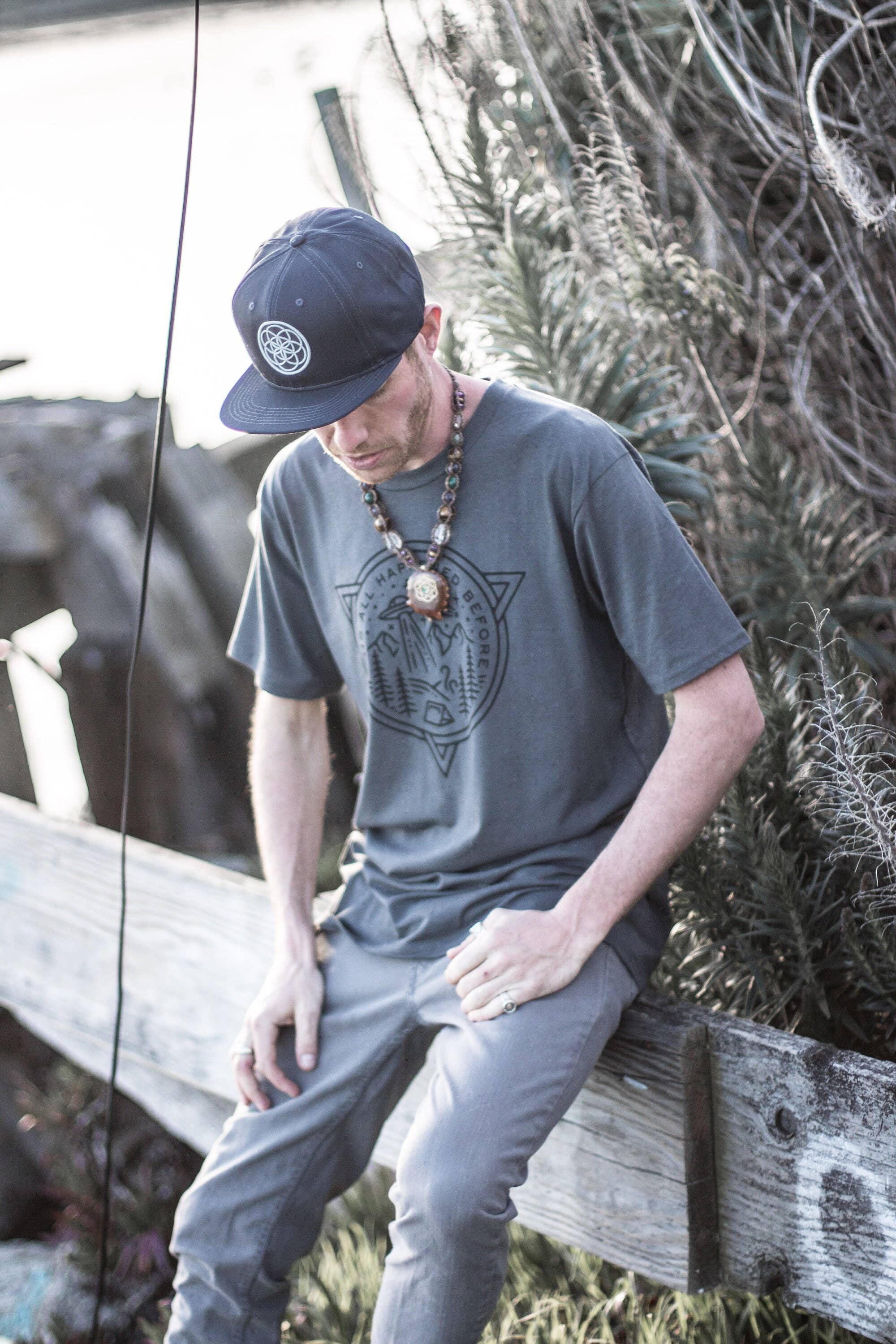 Lost Worlds Organic USA-Made Camping & Spiritual T-Shirt