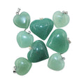Heart Pendant - Green Aventurine
