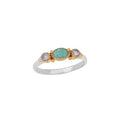 Jupiter Rising Sterling Silver Amazonite & Rainbow Moonstone