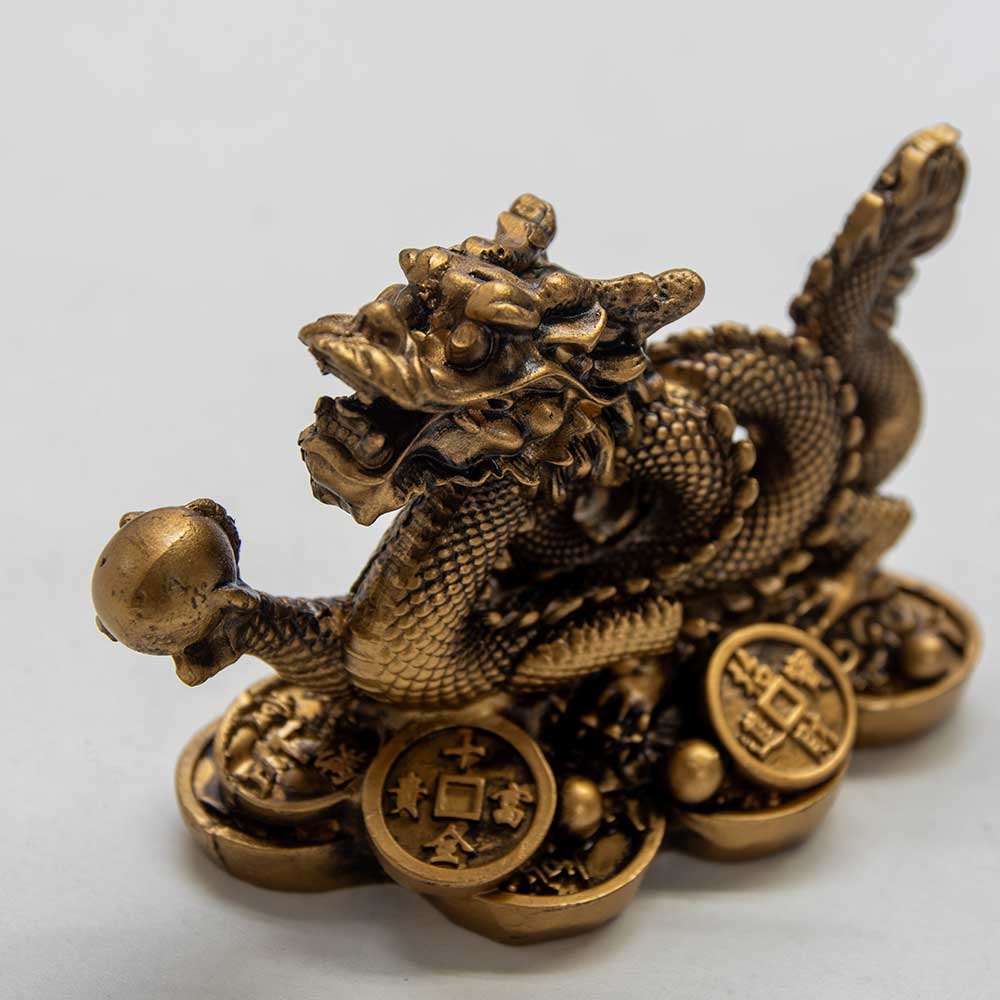 Feng Shui Money Dragon Statue