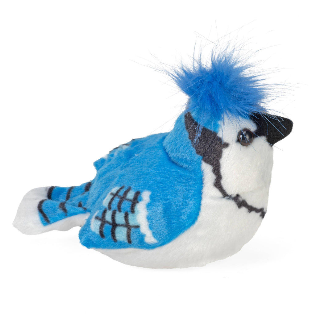Audubon II Blue Jay Stuffed Animal W Sound 5.5"