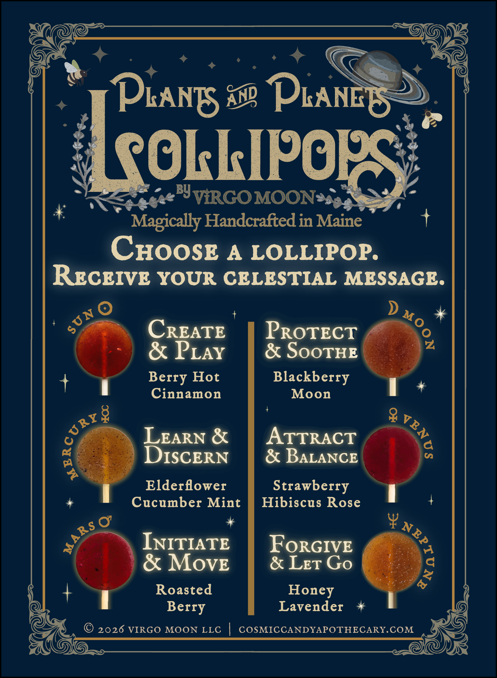 Plants & Planets Lollipops - Summer Collection Assortment