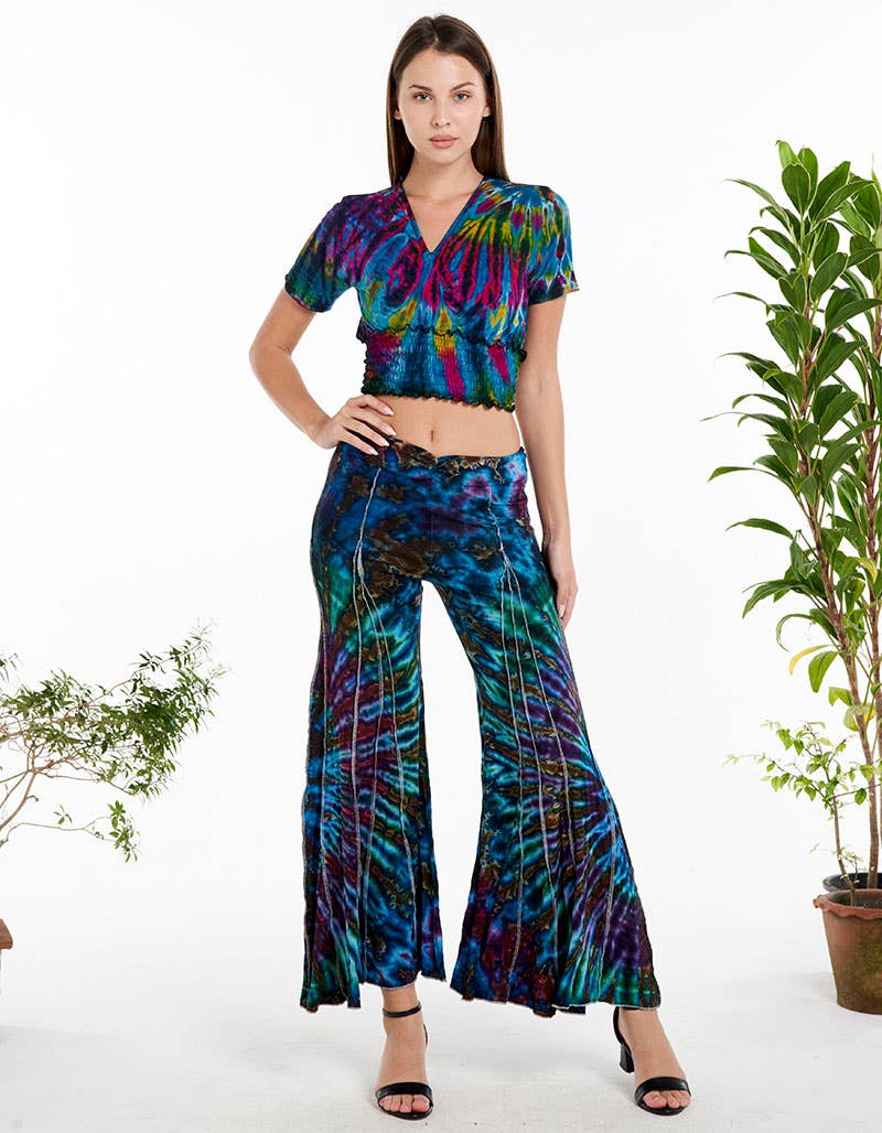 Tie-Dye Bell Bottom Pants (TH-1873)