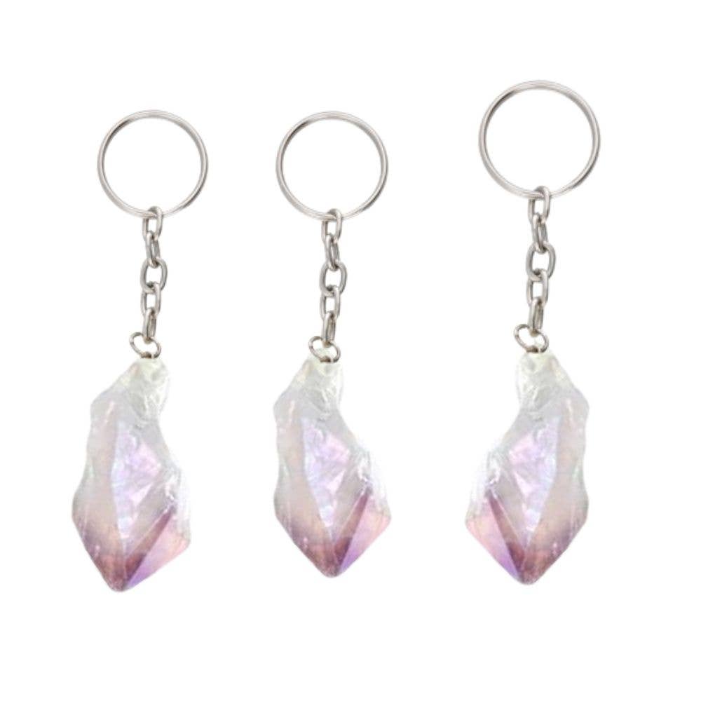 Keychain - Raw Lavender Aura