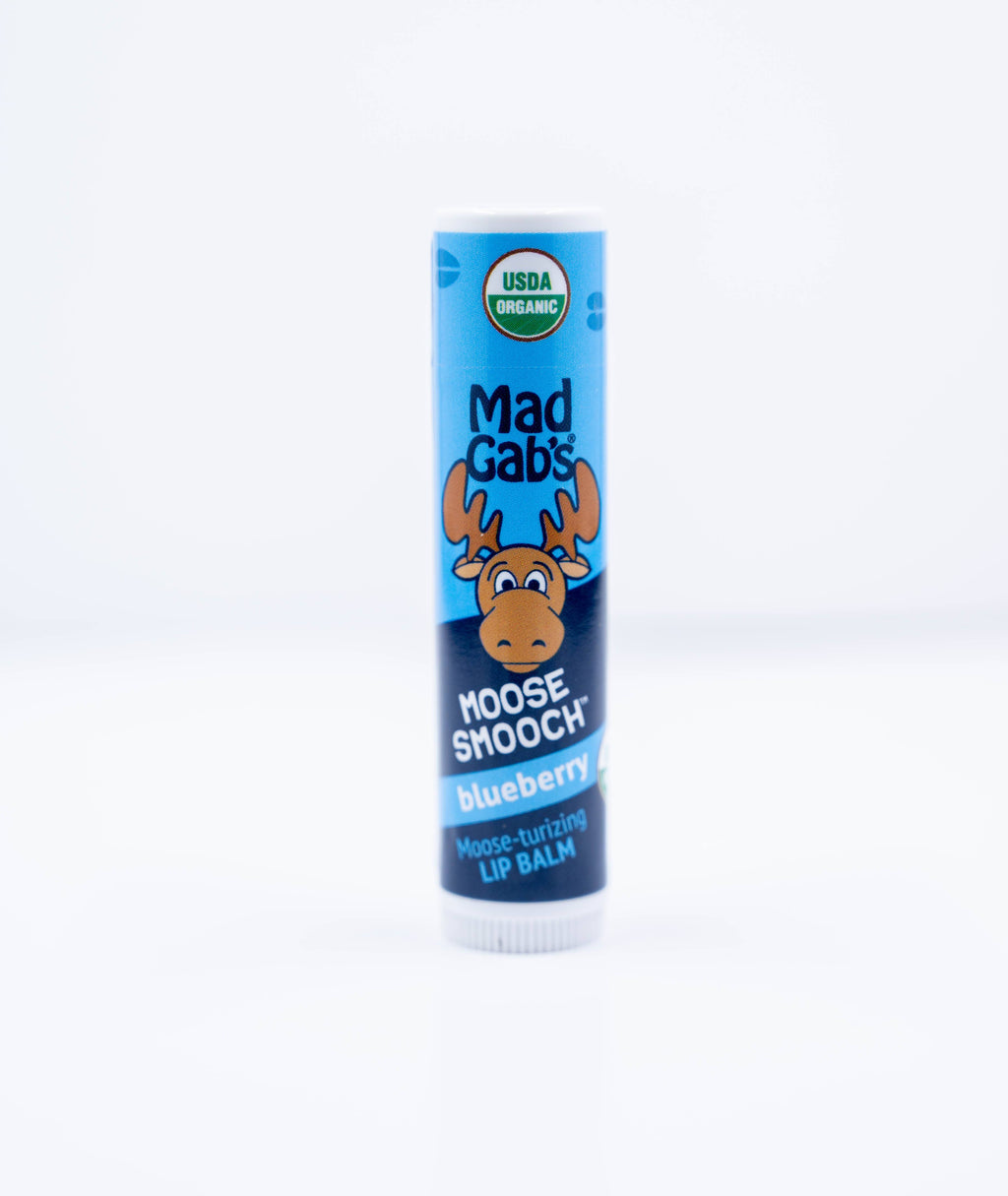 Organic Moose Smooch Blueberry Lip Balm POP