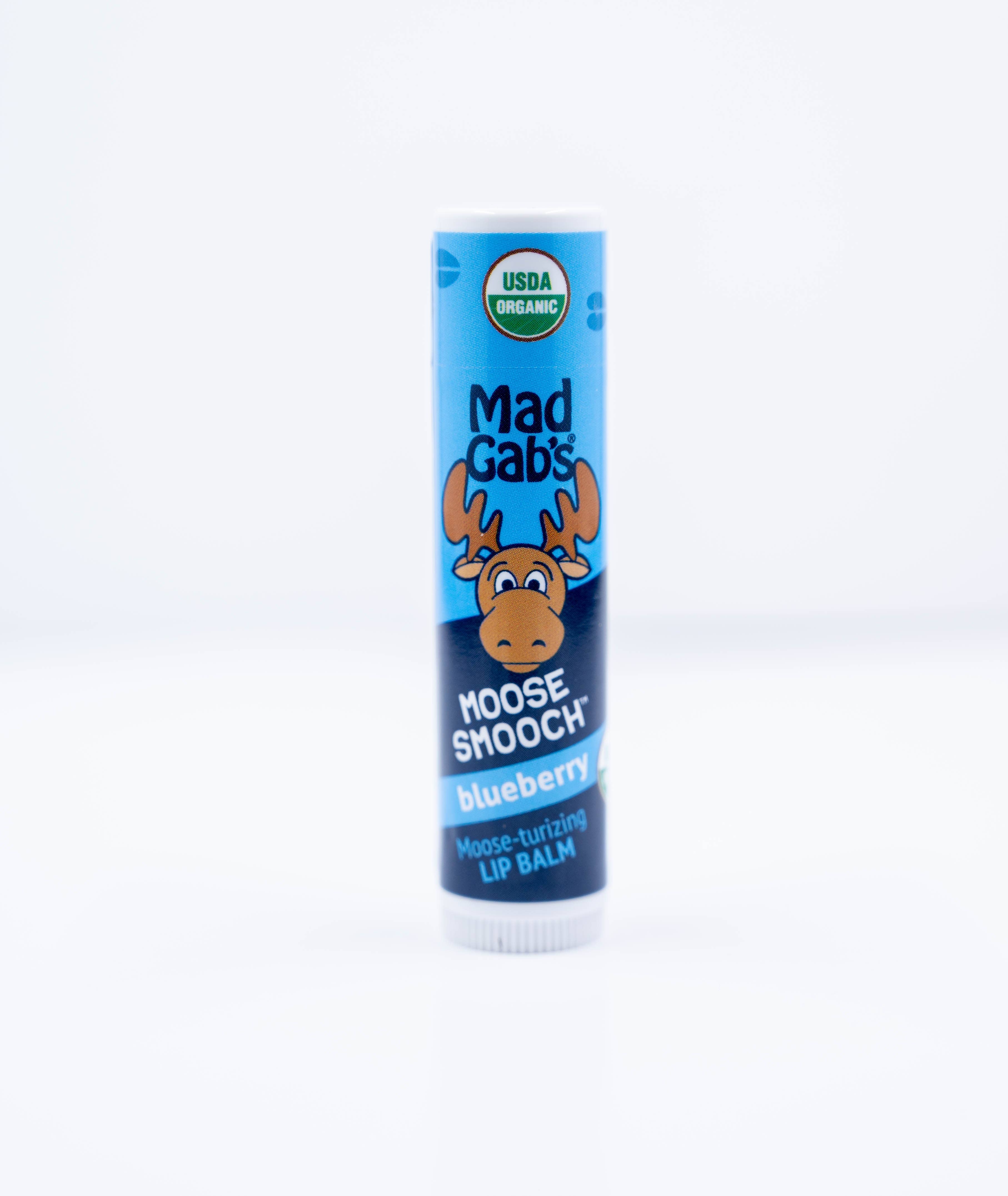 Organic Moose Smooch Blueberry Lip Balm POP
