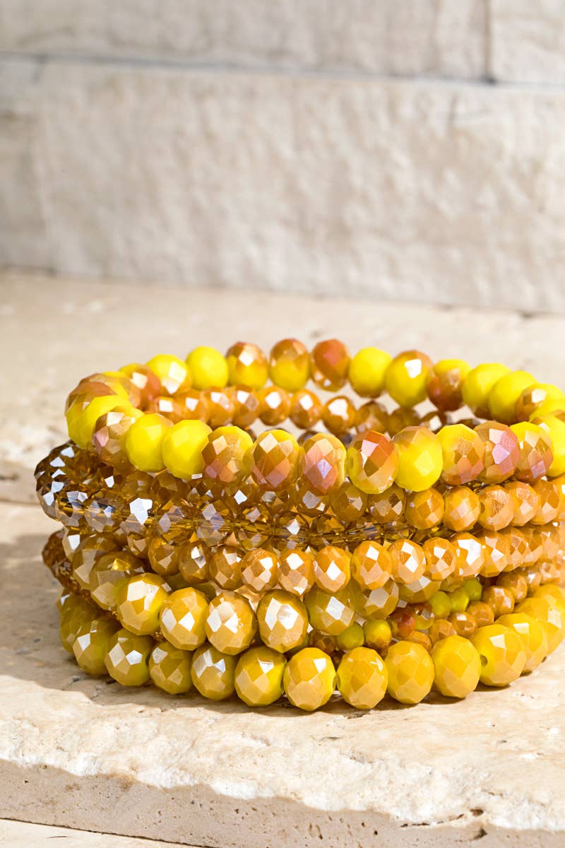Mix N Match: Single Glass Bead Bracelet
