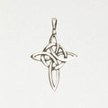 EIRE- Celtic Pewter Pendant Necklace - Celtic Cross