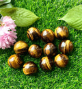 Brown Tiger Eye Crystal Spheres Healing Energy