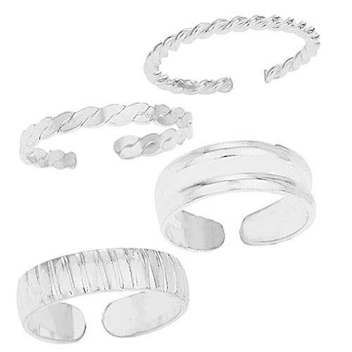 Single Sterling Silver Toe Ring